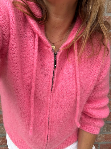 Gilet Maurice rose bonbon
