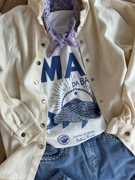 Sur chemise June beige