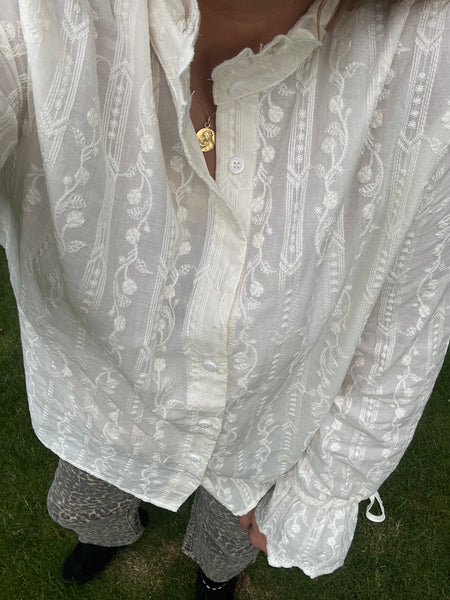 Chemise Flora beige
