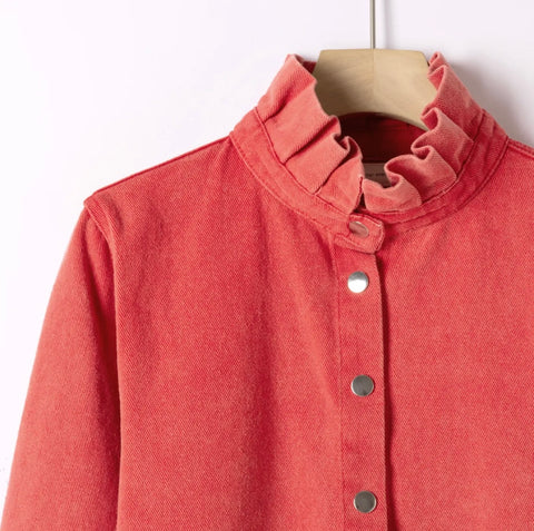 Sur-Chemise June rouge