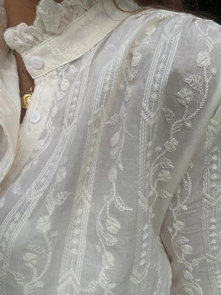 Chemise Flora beige