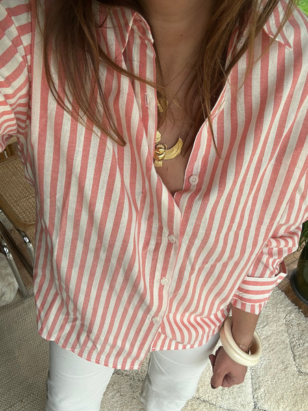Chemise Love rayée