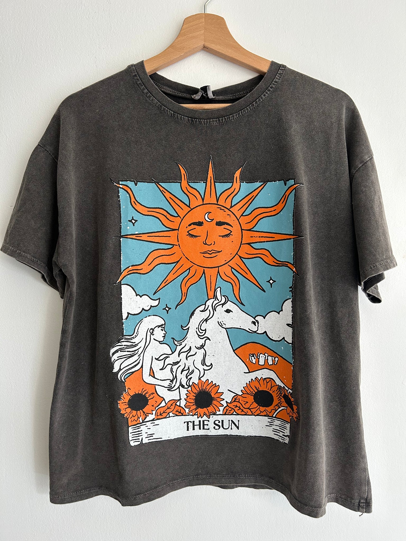Tee-shirt Sun gris délavé
