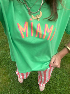 Tee-shirt Miami vert