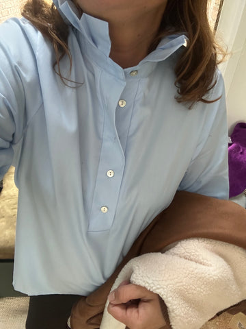 Chemise Mathilde bleu ciel