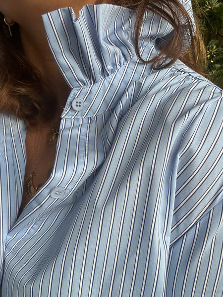 Blouse Philippine bleue