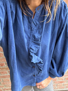 Blouse Paola bleu roi