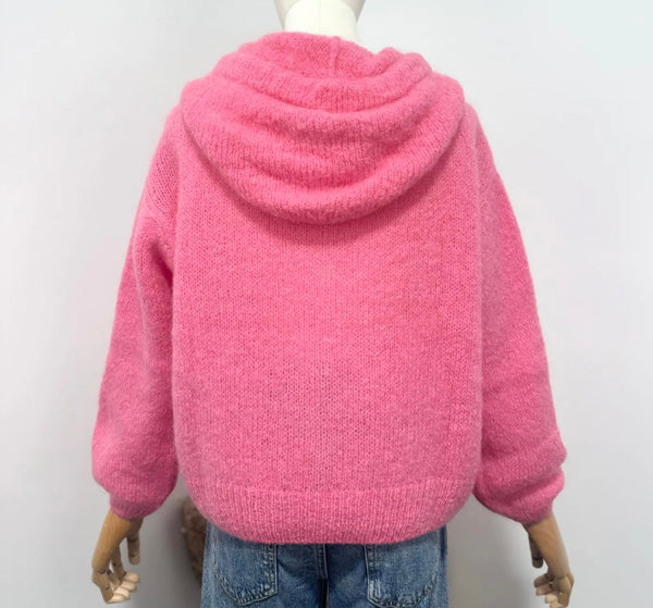 Gilet Maurice rose bonbon