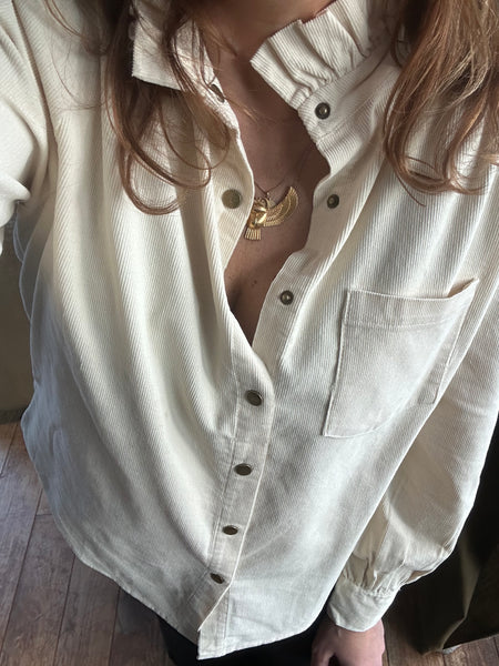 Chemise Jeanne beige