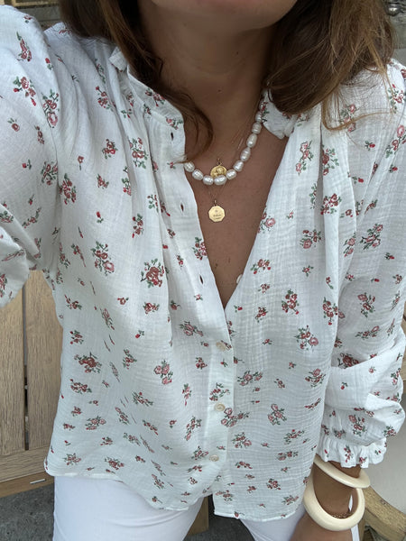 Blouse Charlotte blanche