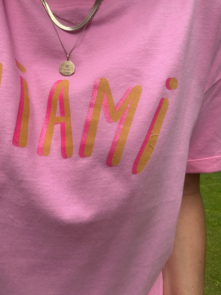 Tee-shirt Miami rose