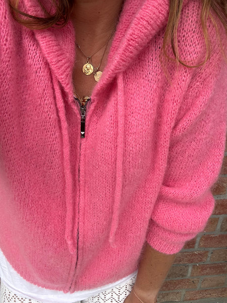 Gilet Maurice rose bonbon