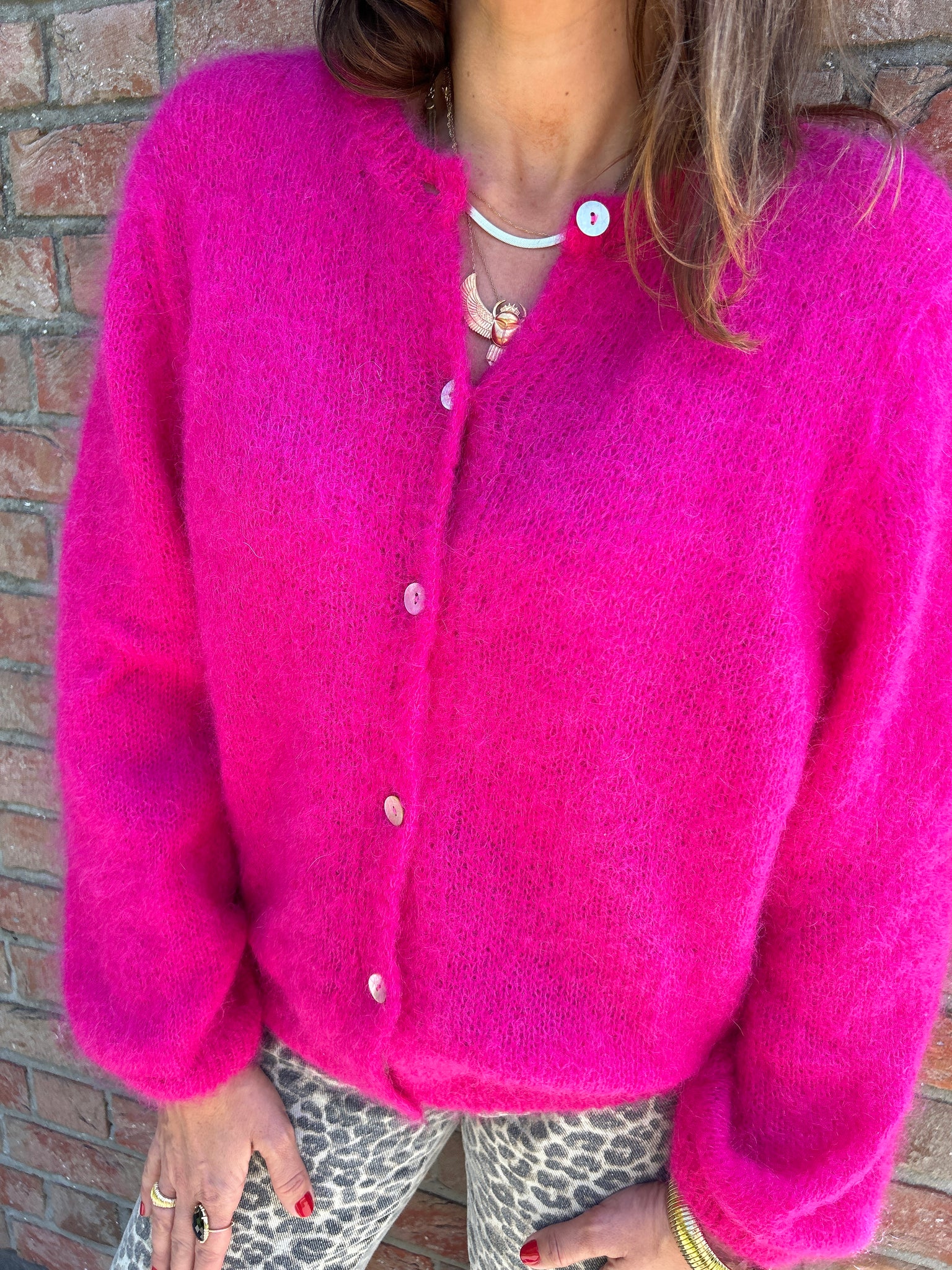 Gilet Joseph Fushia