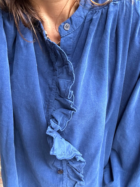 Blouse Paola bleu roi