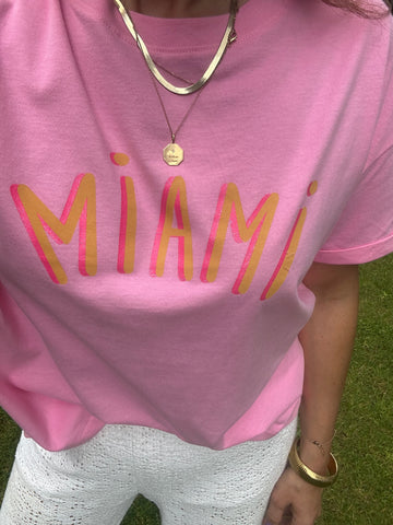 Tee-shirt Miami rose