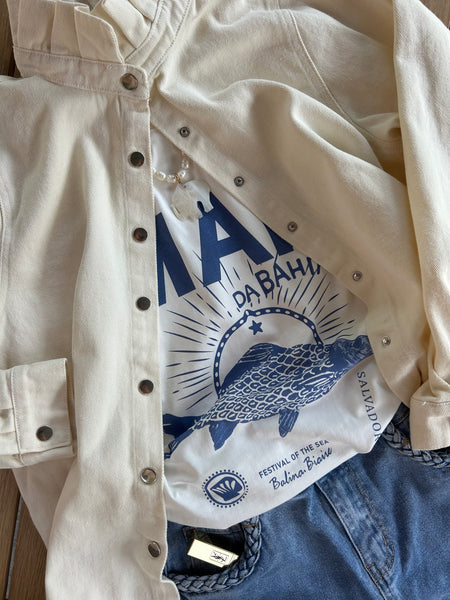 Sur chemise June beige